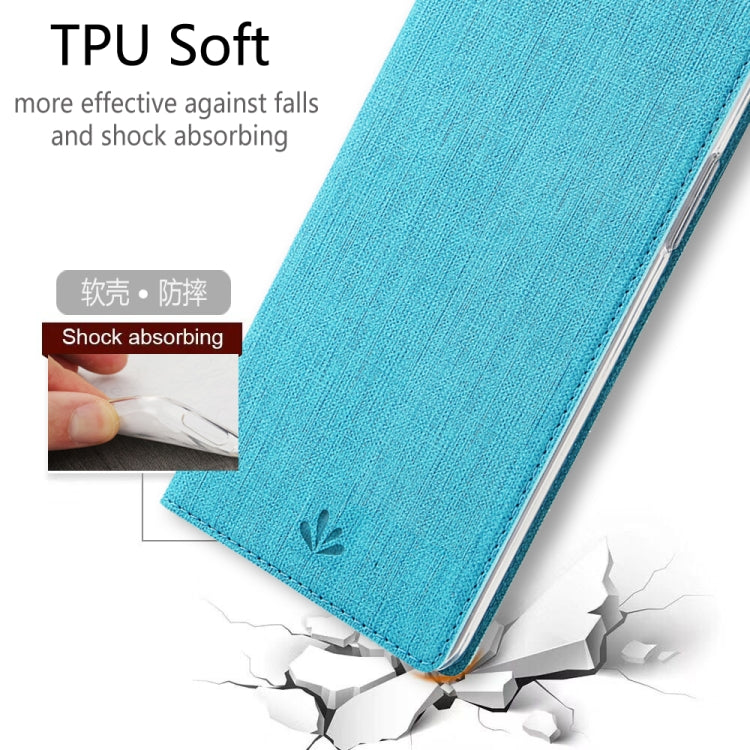 For Samsung Galaxy A21s ViLi Magnetic Suction Shockproof TPU + PU Horizontal Flip Protective Case with Card Slot & Holder