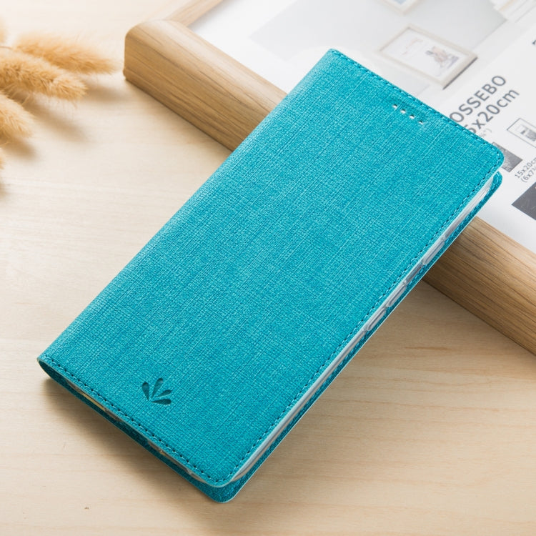 For Samsung Galaxy A21s ViLi Magnetic Suction Shockproof TPU + PU Horizontal Flip Protective Case with Card Slot & Holder