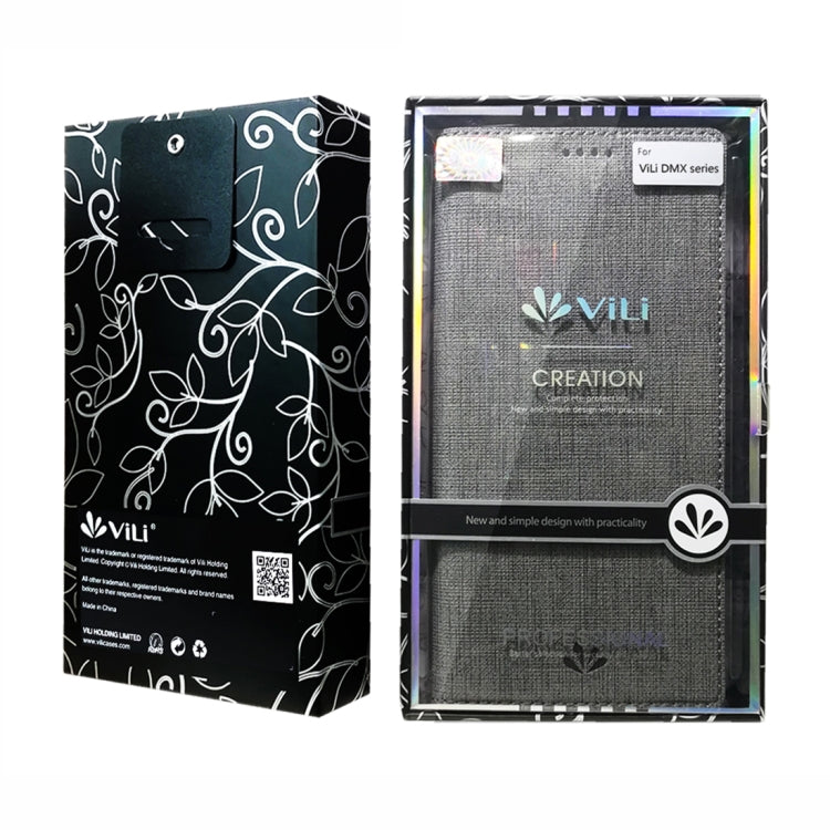 For Samsung Galaxy A21s ViLi Magnetic Suction Shockproof TPU + PU Horizontal Flip Protective Case with Card Slot & Holder