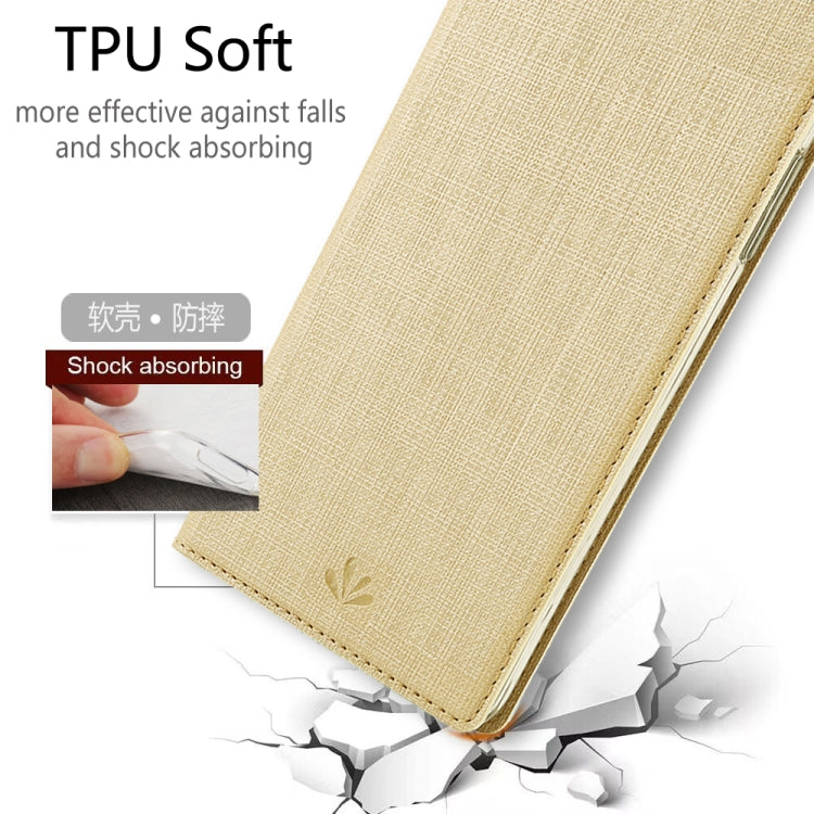 For Samsung Galaxy A21s ViLi Magnetic Suction Shockproof TPU + PU Horizontal Flip Protective Case with Card Slot & Holder