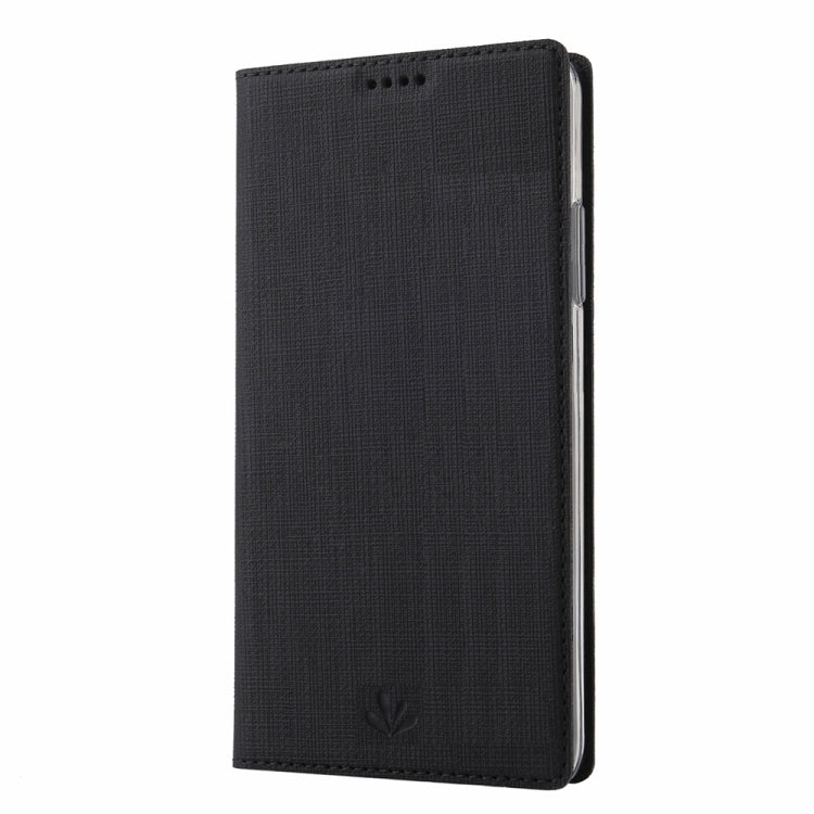 For Samsung Galaxy A21s ViLi Magnetic Suction Shockproof TPU + PU Horizontal Flip Protective Case with Card Slot & Holder