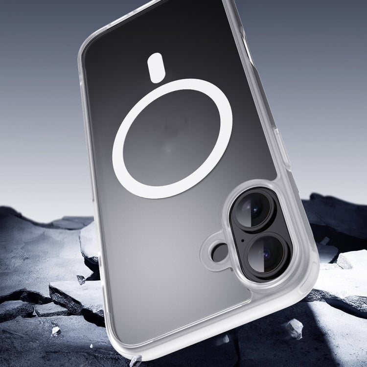 For iPhone 16 TOTUDESIGN PC-5 Crystal Shield Series Magsafe Magnetic Phone Case - Transparent