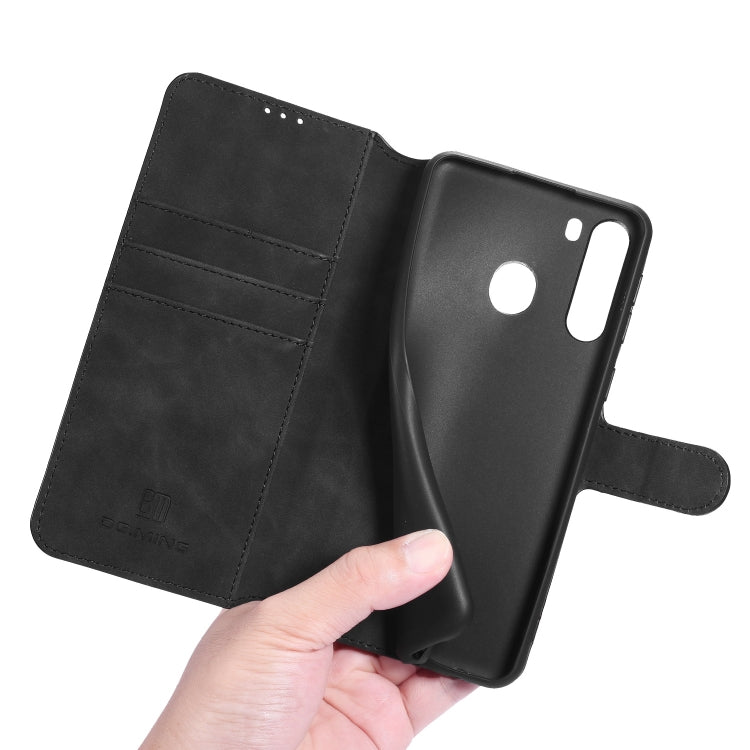 For Samsung Galaxy A21 (EU Version) DG.MING Retro Oil Side Horizontal Flip Case