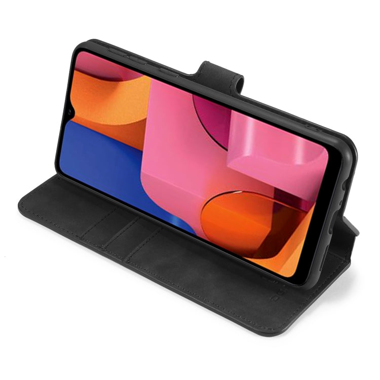 For Samsung Galaxy A21 (EU Version) DG.MING Retro Oil Side Horizontal Flip Case