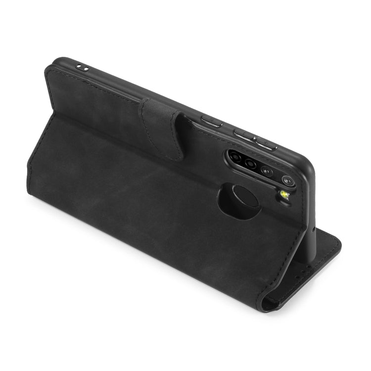 For Samsung Galaxy A21 (EU Version) DG.MING Retro Oil Side Horizontal Flip Case