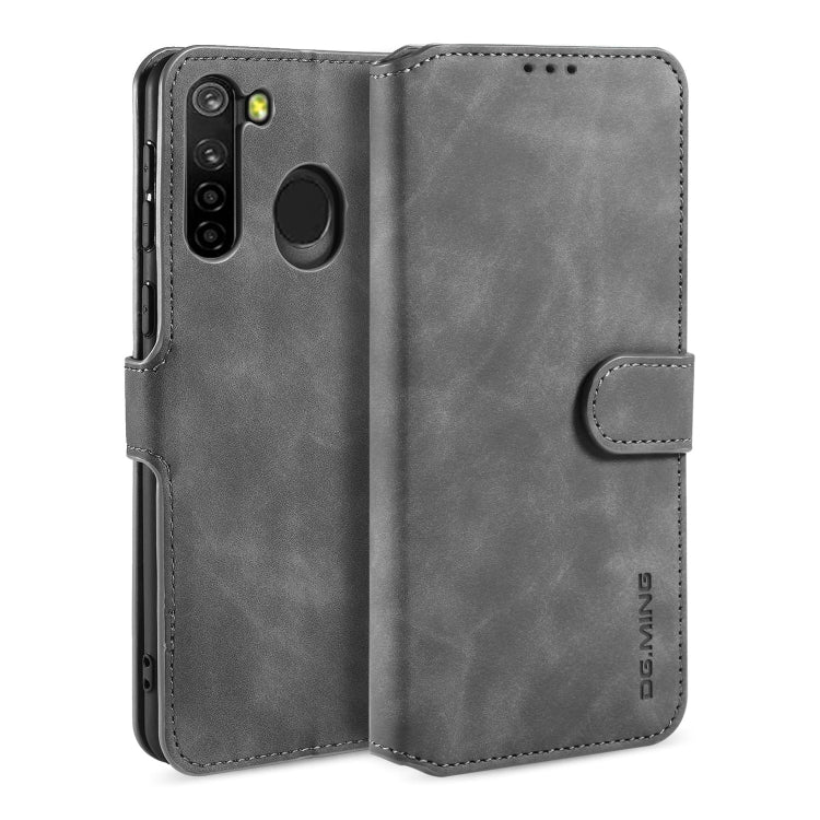 For Samsung Galaxy A21 (EU Version) DG.MING Retro Oil Side Horizontal Flip Case