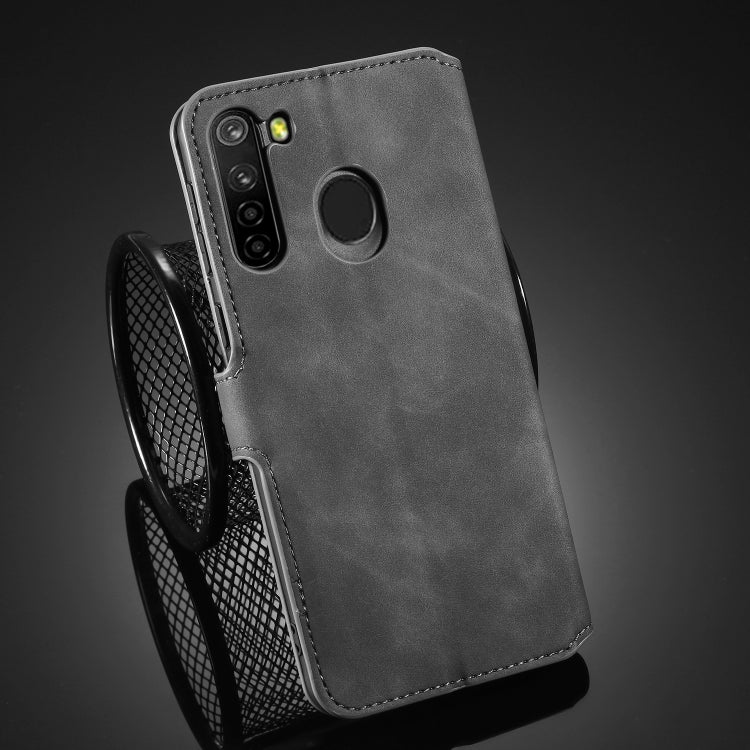 For Samsung Galaxy A21 (EU Version) DG.MING Retro Oil Side Horizontal Flip Case