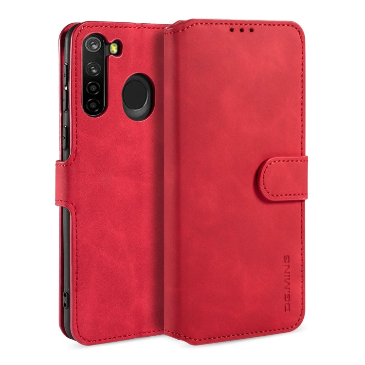 For Samsung Galaxy A21 (EU Version) DG.MING Retro Oil Side Horizontal Flip Case