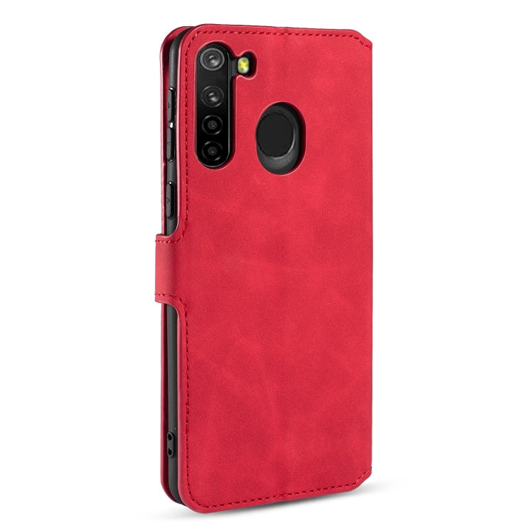 For Samsung Galaxy A21 (EU Version) DG.MING Retro Oil Side Horizontal Flip Case