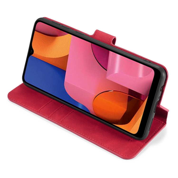 For Samsung Galaxy A21 (EU Version) DG.MING Retro Oil Side Horizontal Flip Case