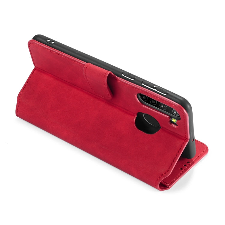 For Samsung Galaxy A21 (EU Version) DG.MING Retro Oil Side Horizontal Flip Case