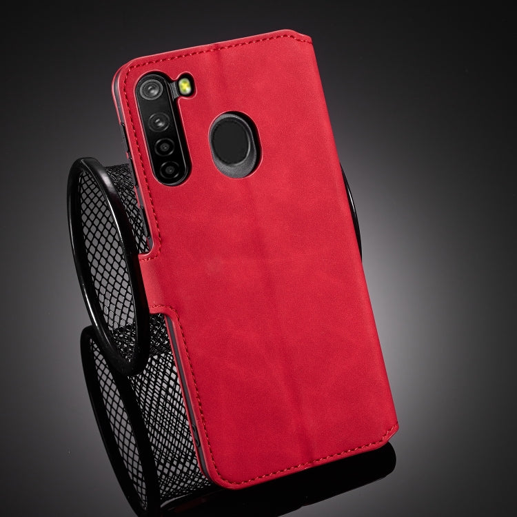 For Samsung Galaxy A21 (EU Version) DG.MING Retro Oil Side Horizontal Flip Case