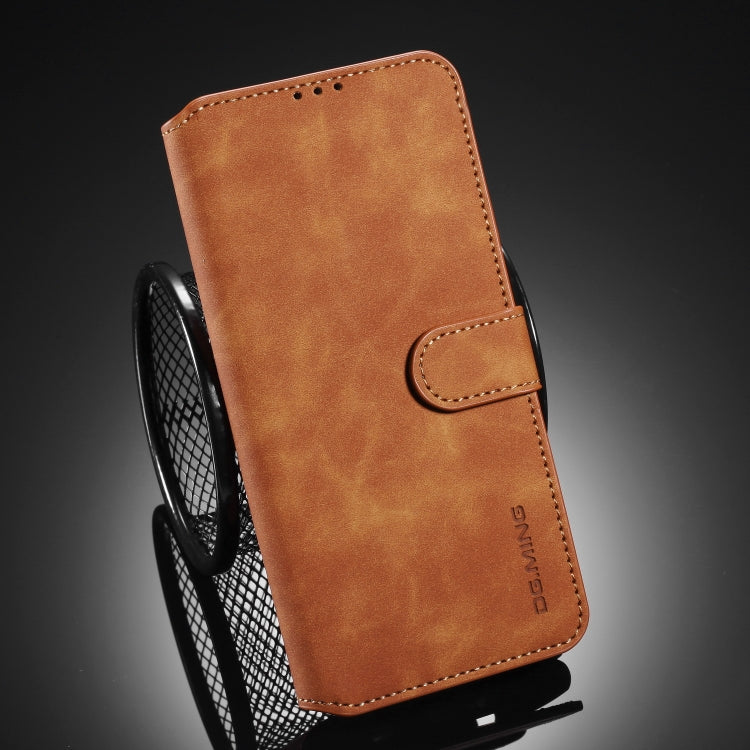 For Samsung Galaxy A21 (EU Version) DG.MING Retro Oil Side Horizontal Flip Case