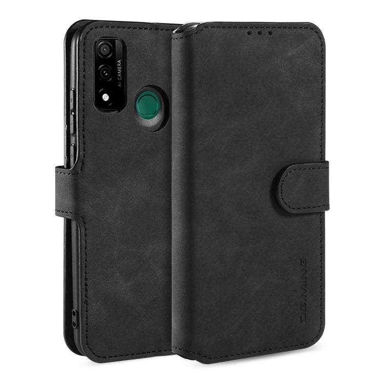 For Huawei P Smart 2020 DG.MING Retro Oil Side Horizontal Flip Case