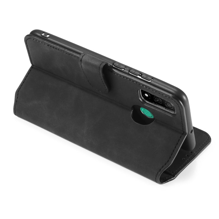 For Huawei P Smart 2020 DG.MING Retro Oil Side Horizontal Flip Case