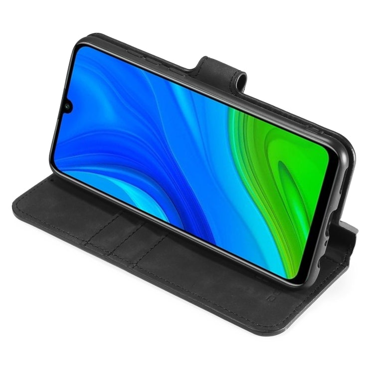For Huawei P Smart 2020 DG.MING Retro Oil Side Horizontal Flip Case