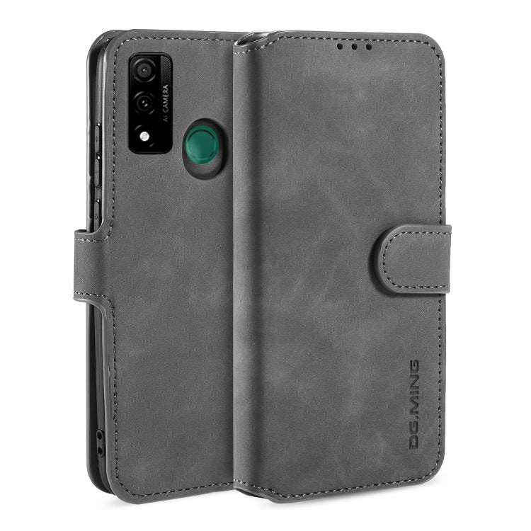 For Huawei P Smart 2020 DG.MING Retro Oil Side Horizontal Flip Case
