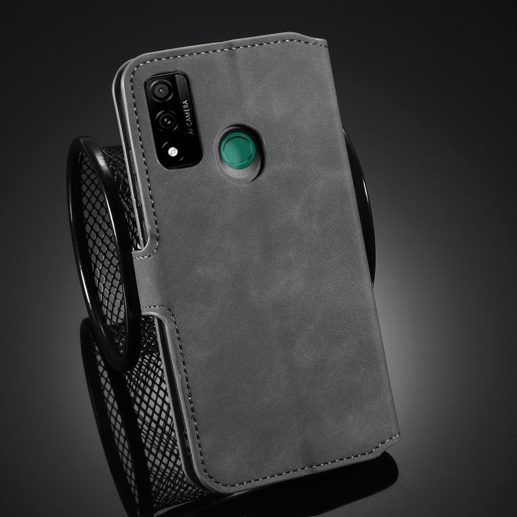 For Huawei P Smart 2020 DG.MING Retro Oil Side Horizontal Flip Case