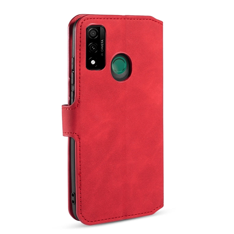 For Huawei P Smart 2020 DG.MING Retro Oil Side Horizontal Flip Case