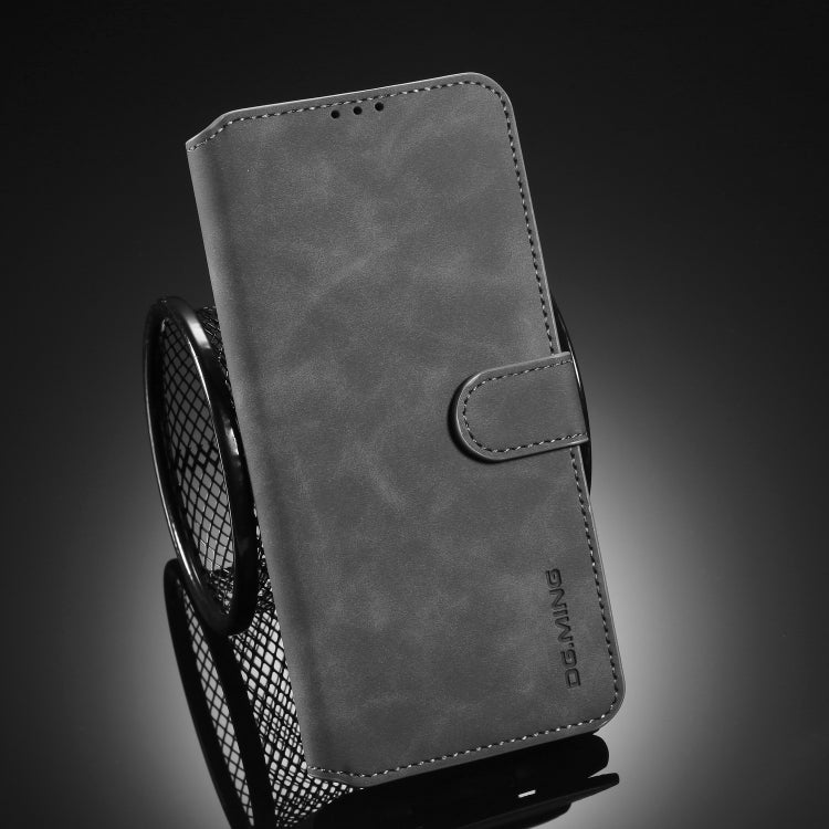 For Xiaomi Redmi 10X 4G / Redmi Note 9 DG.MING Retro Oil Side Horizontal Flip Case
