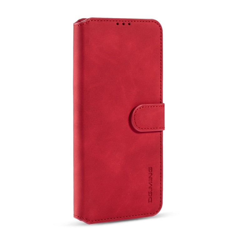 For Xiaomi Redmi 10X 4G / Redmi Note 9 DG.MING Retro Oil Side Horizontal Flip Case