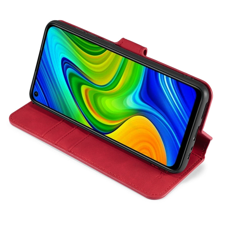 For Xiaomi Redmi 10X 4G / Redmi Note 9 DG.MING Retro Oil Side Horizontal Flip Case