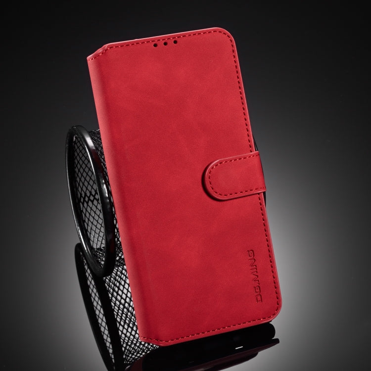 For Xiaomi Redmi 10X 4G / Redmi Note 9 DG.MING Retro Oil Side Horizontal Flip Case