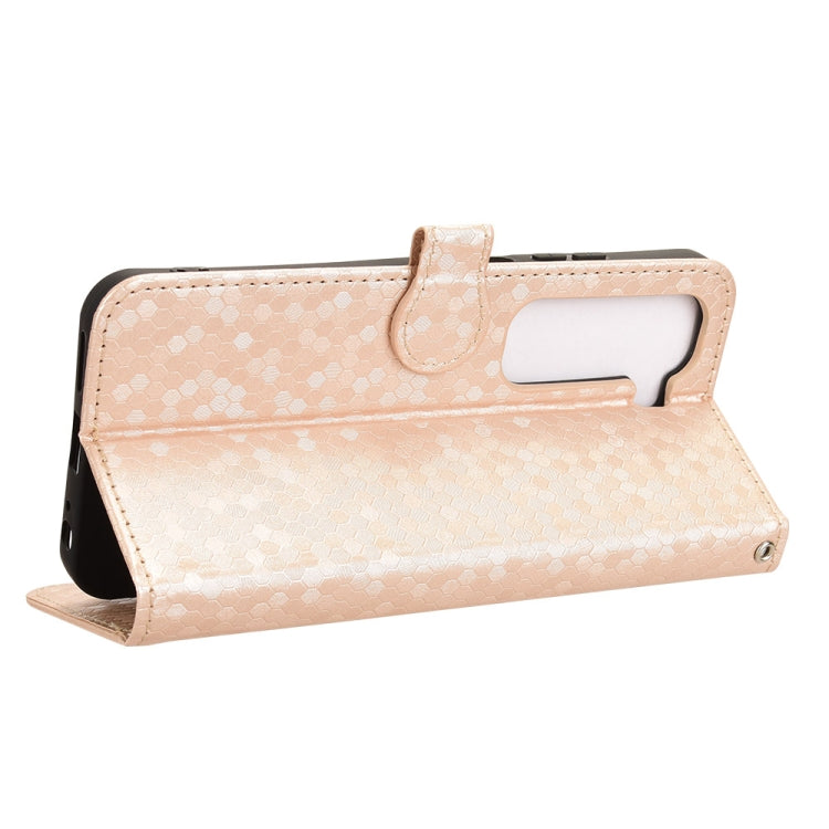 For Infinix Hot 50 4G Honeycomb Dot Texture Leather Phone Case