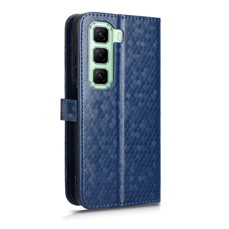 For Infinix Hot 50 4G Honeycomb Dot Texture Leather Phone Case