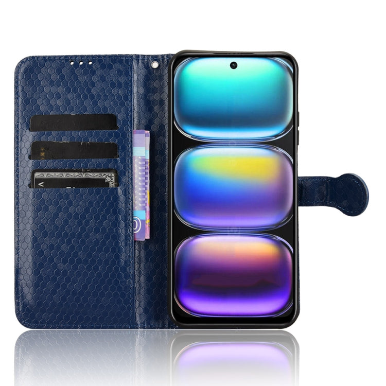 For Infinix Hot 50 4G Honeycomb Dot Texture Leather Phone Case