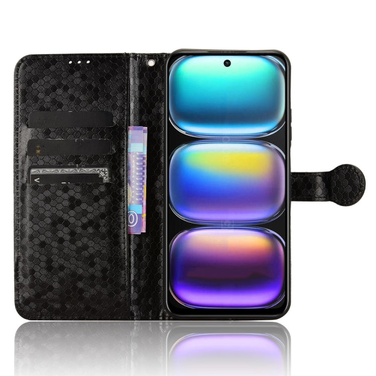 For Infinix Hot 50 5G Honeycomb Dot Texture Leather Phone Case