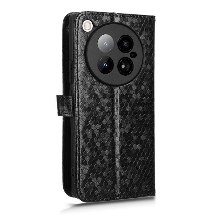 For Infinix Zero 40 4G X6860 Honeycomb Dot Texture Leather Phone Case