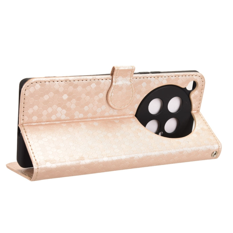 For Infinix Zero 40 4G X6860 Honeycomb Dot Texture Leather Phone Case