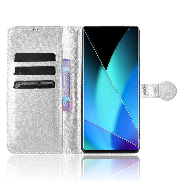 For Infinix Zero 40 4G X6860 Honeycomb Dot Texture Leather Phone Case