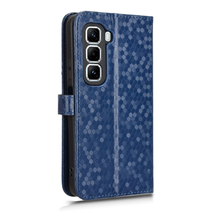 For Infinix Hot 50 Pro+ 4G Honeycomb Dot Texture Leather Phone Case