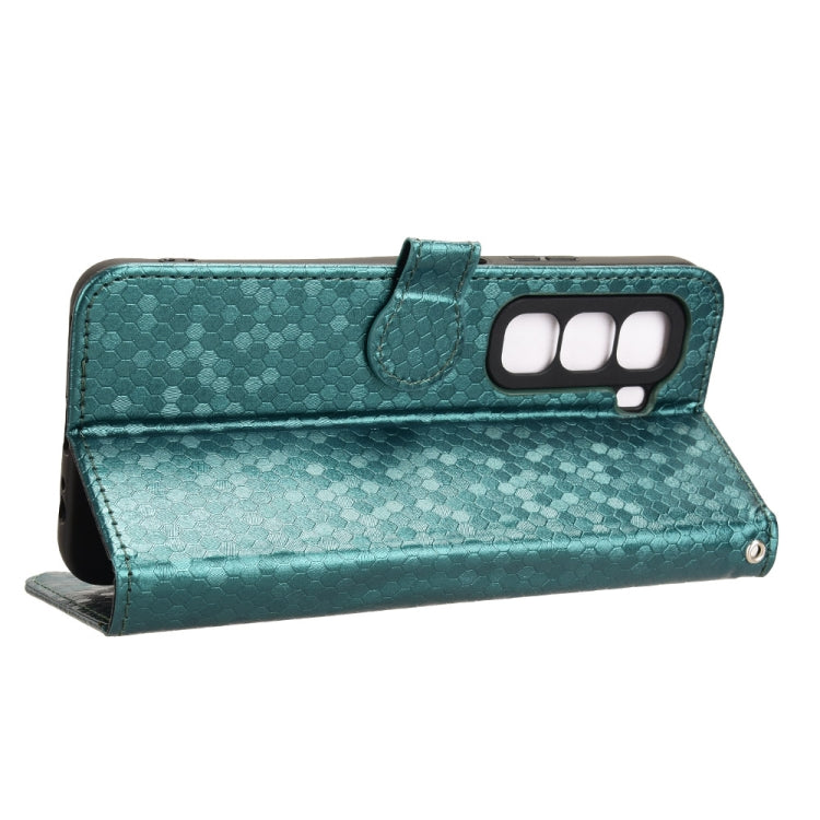For Infinix Hot 50 Pro+ 4G Honeycomb Dot Texture Leather Phone Case