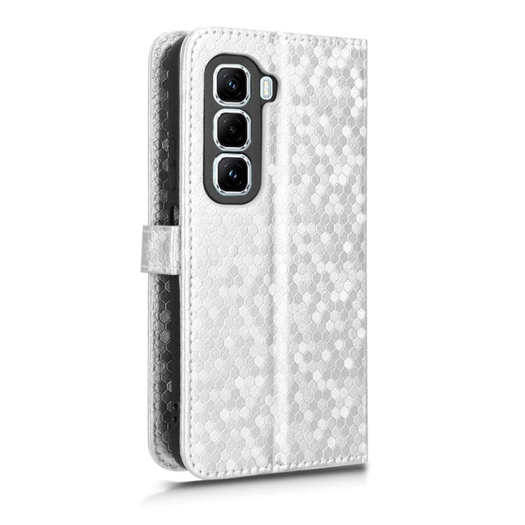 For Infinix Hot 50 Pro+ 4G Honeycomb Dot Texture Leather Phone Case