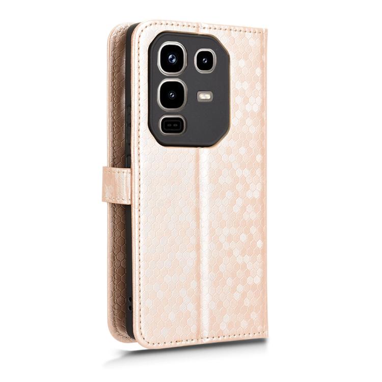 For Infinix Note 50 4G / Note 50 Pro 4G Honeycomb Dot Texture Leather Phone Case