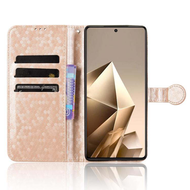 For Infinix Note 50 4G / Note 50 Pro 4G Honeycomb Dot Texture Leather Phone Case