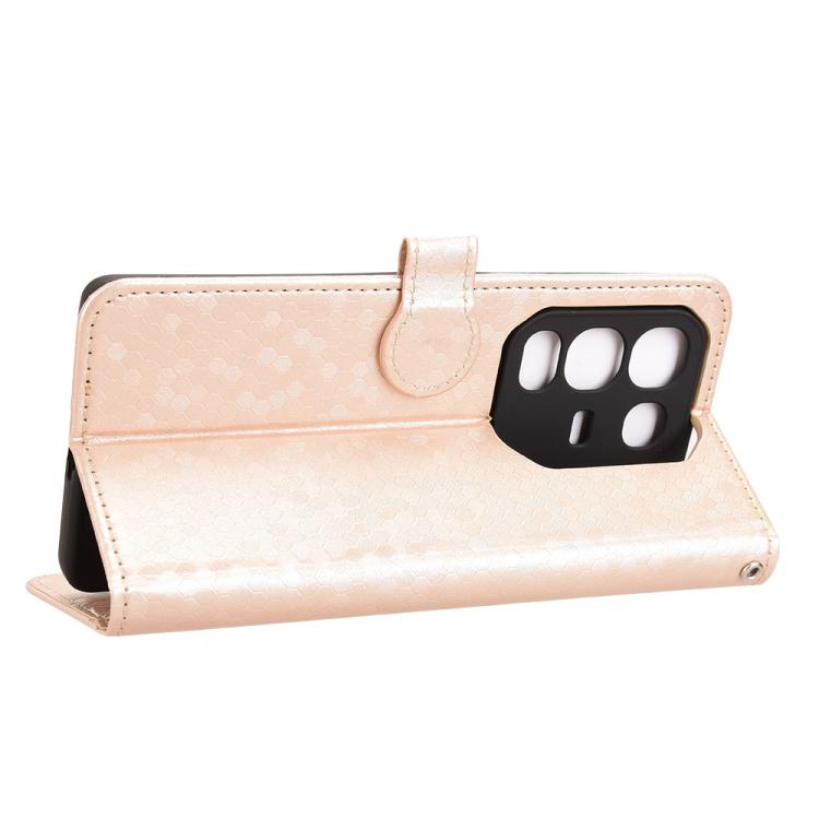 For Infinix Note 50 4G / Note 50 Pro 4G Honeycomb Dot Texture Leather Phone Case