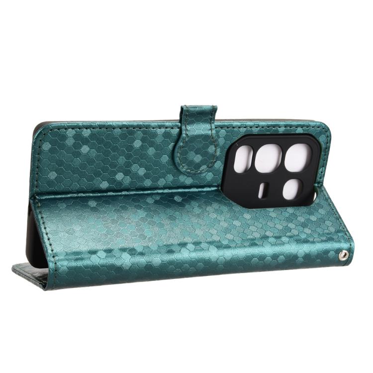 For Infinix Note 50 4G / Note 50 Pro 4G Honeycomb Dot Texture Leather Phone Case