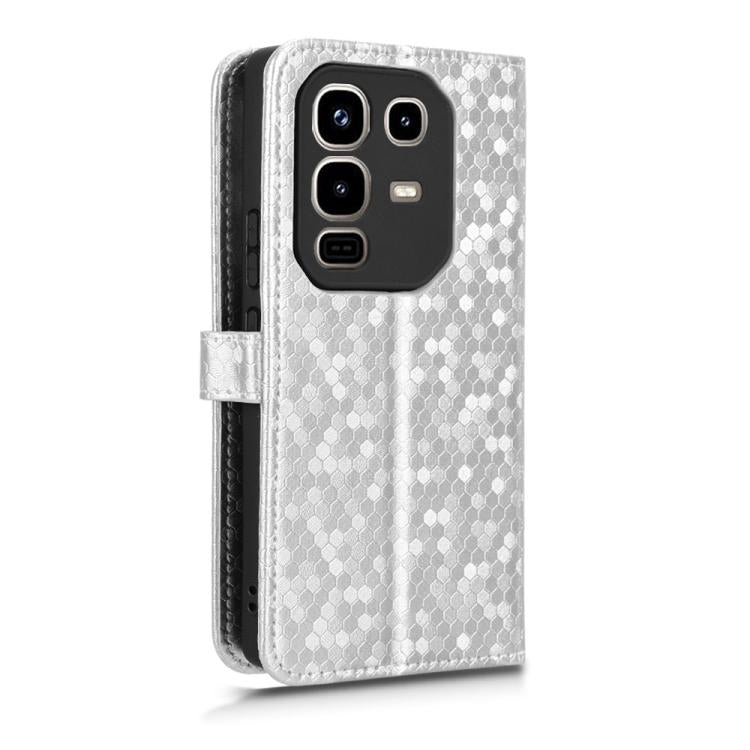 For Infinix Note 50 4G / Note 50 Pro 4G Honeycomb Dot Texture Leather Phone Case