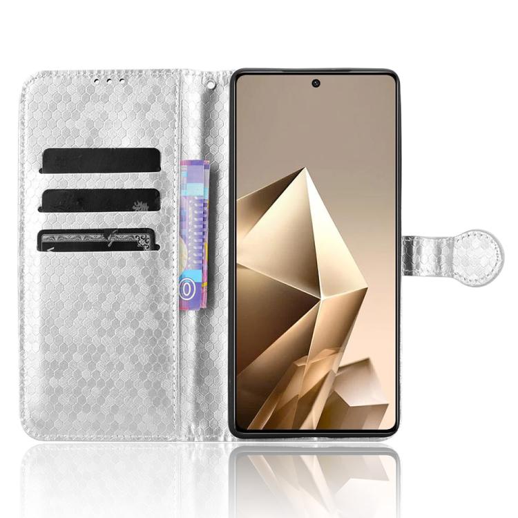 For Infinix Note 50 4G / Note 50 Pro 4G Honeycomb Dot Texture Leather Phone Case