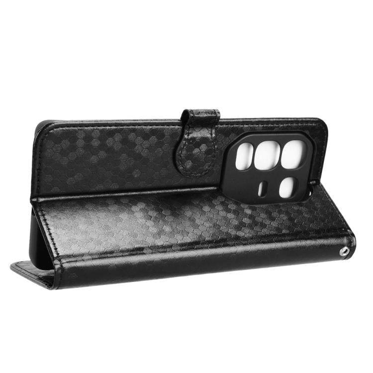 For Infinix Note 50 Pro+ Honeycomb Dot Texture Leather Phone Case