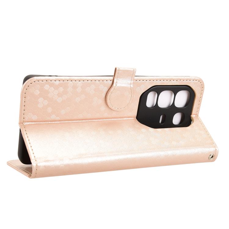 For Infinix Note 50 Pro+ Honeycomb Dot Texture Leather Phone Case