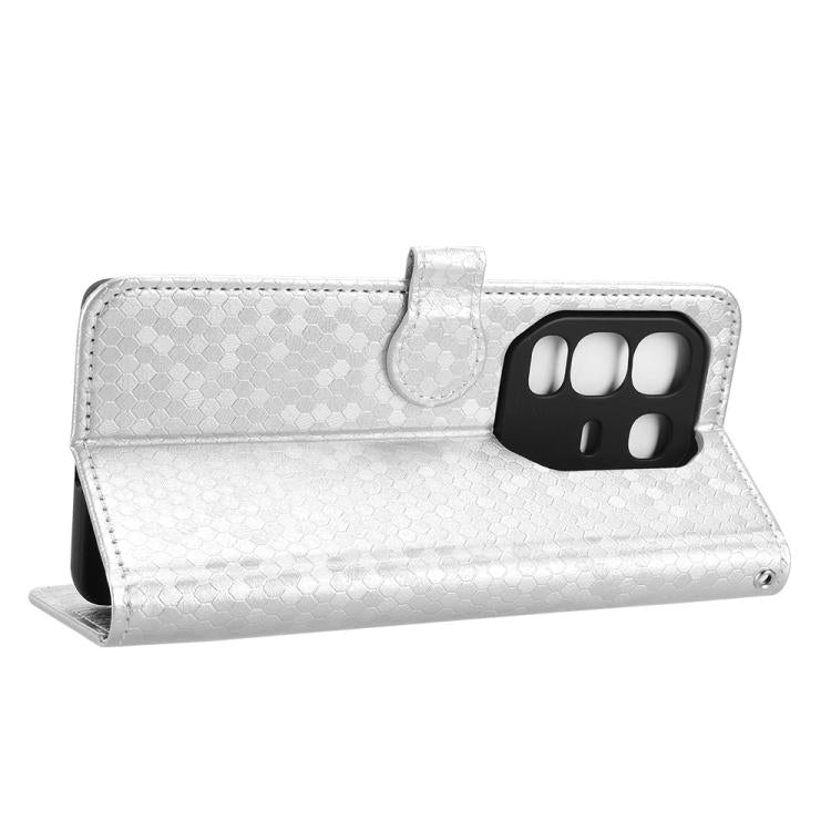 For Infinix Note 50 Pro+ Honeycomb Dot Texture Leather Phone Case