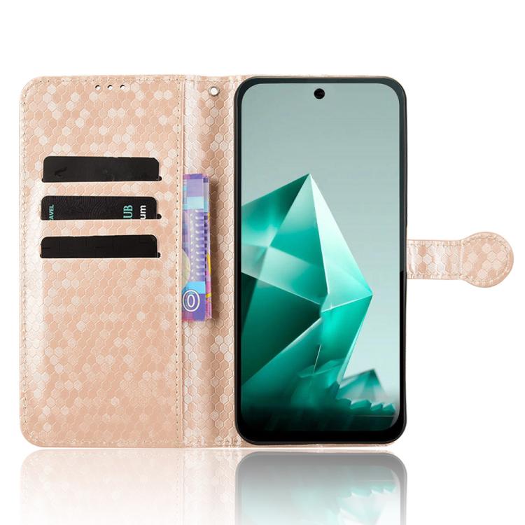 For Infinix Note 50x Honeycomb Dot Texture Leather Phone Case