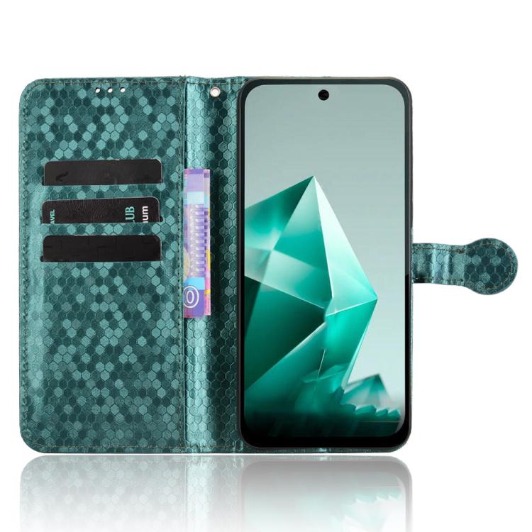 For Infinix Note 50x Honeycomb Dot Texture Leather Phone Case