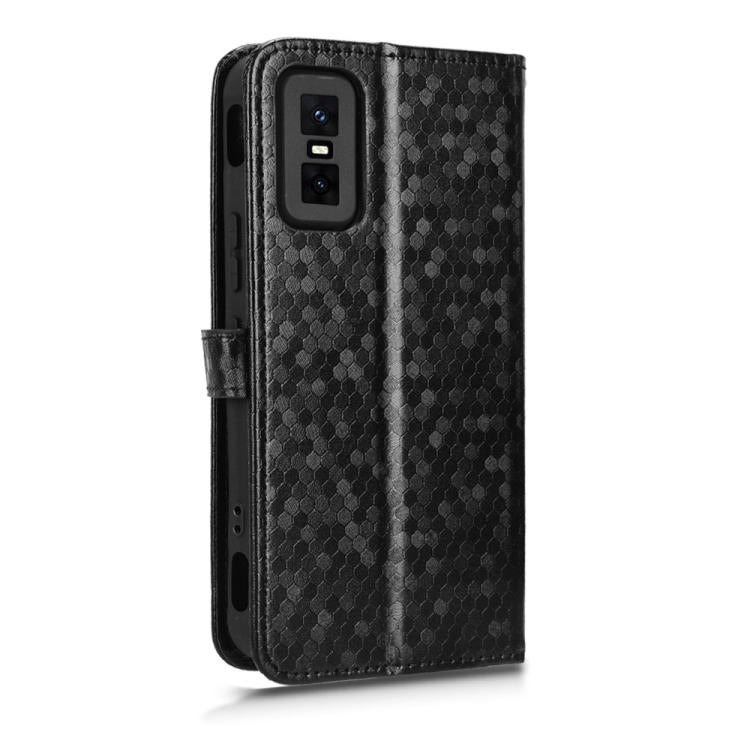 For Infinix GT 30 Pro Honeycomb Dot Texture Leather Phone Case