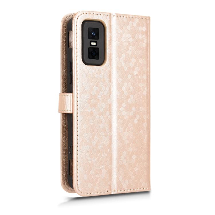 For Infinix GT 30 Pro Honeycomb Dot Texture Leather Phone Case